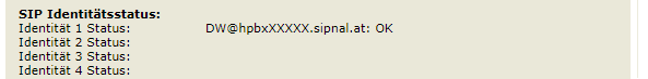 SIPnal Hosted Telefonanlage und Snom 7xx Status prüfen